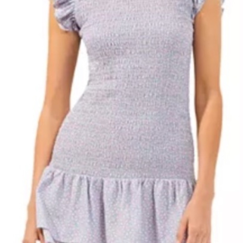 Light Blue Smocked Dress